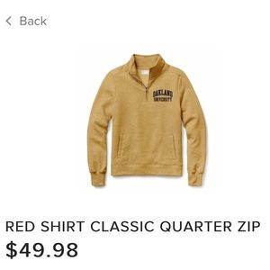 SOLD Oakland University quarter zip